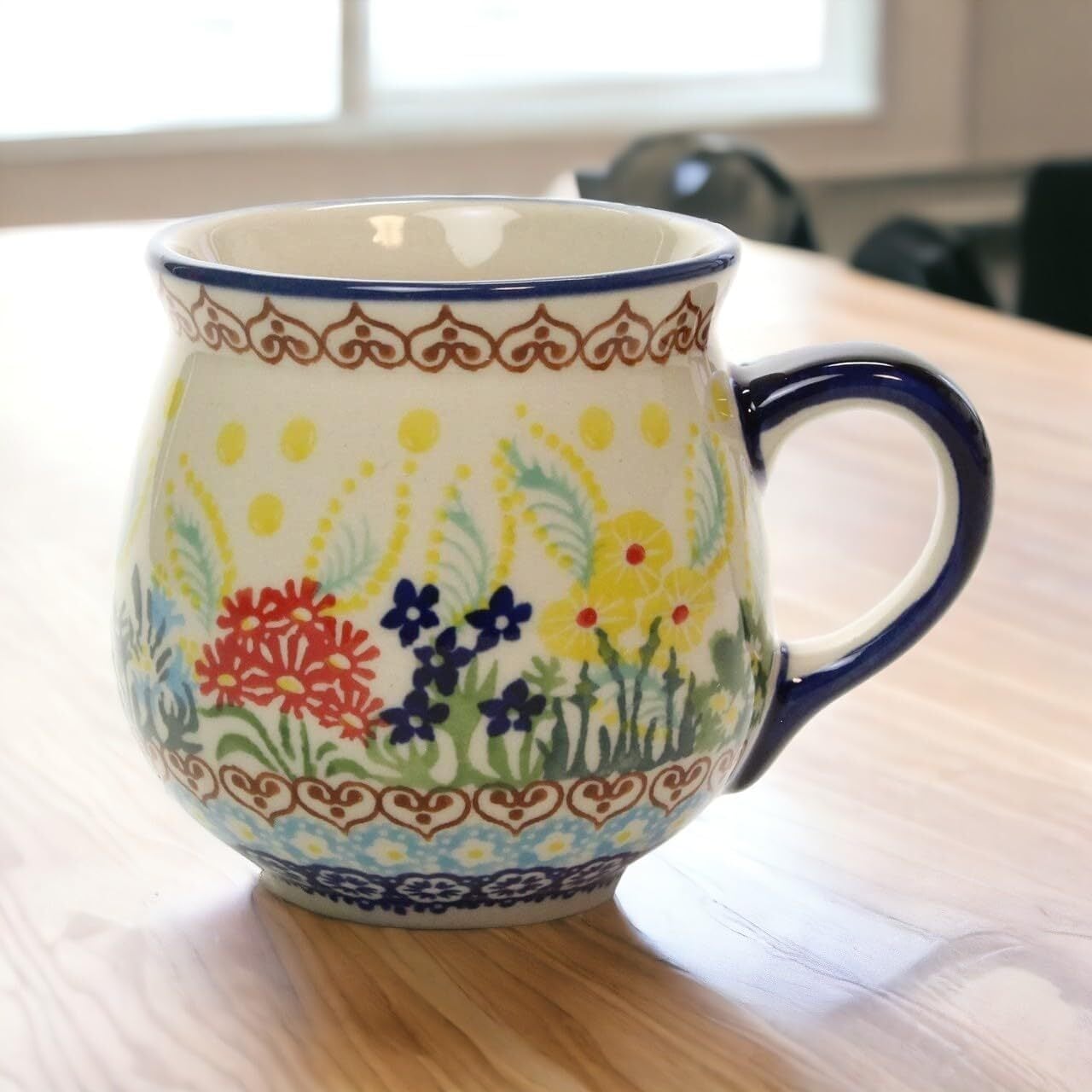 ポーリッシュポタリー＊マグS/プレート19cm/小皿10.5cmの3点セット ポーリッシュポタリー＊マグS/プレート19cm/小皿10.5cmの3点セット ポー