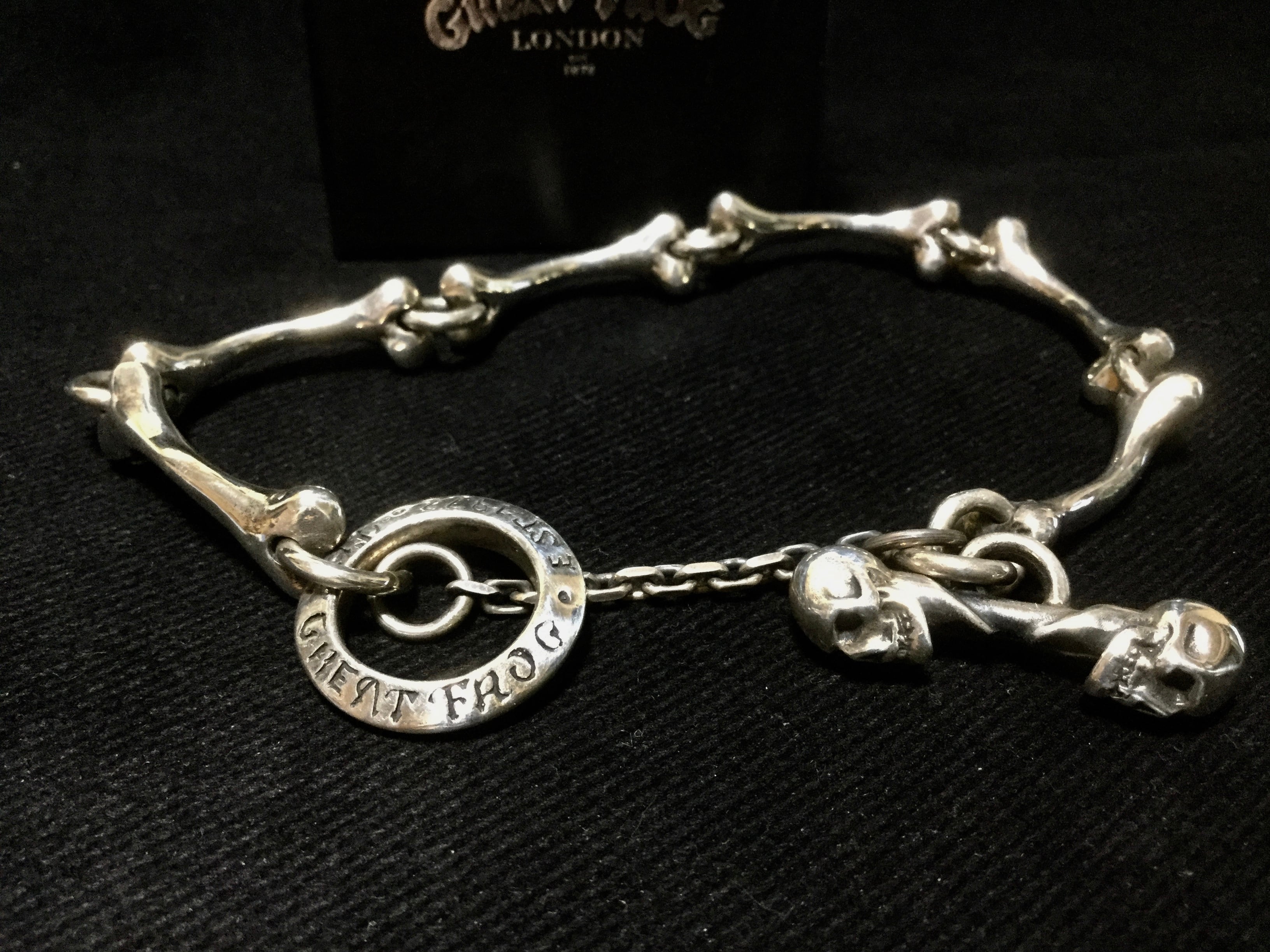 THE GREAT FROG BONES BRACELET　グレートフロッグ | FirstOrderJewelry  ファーストオーダージュエリー代官山 SilverJewelry leather powered by BASE