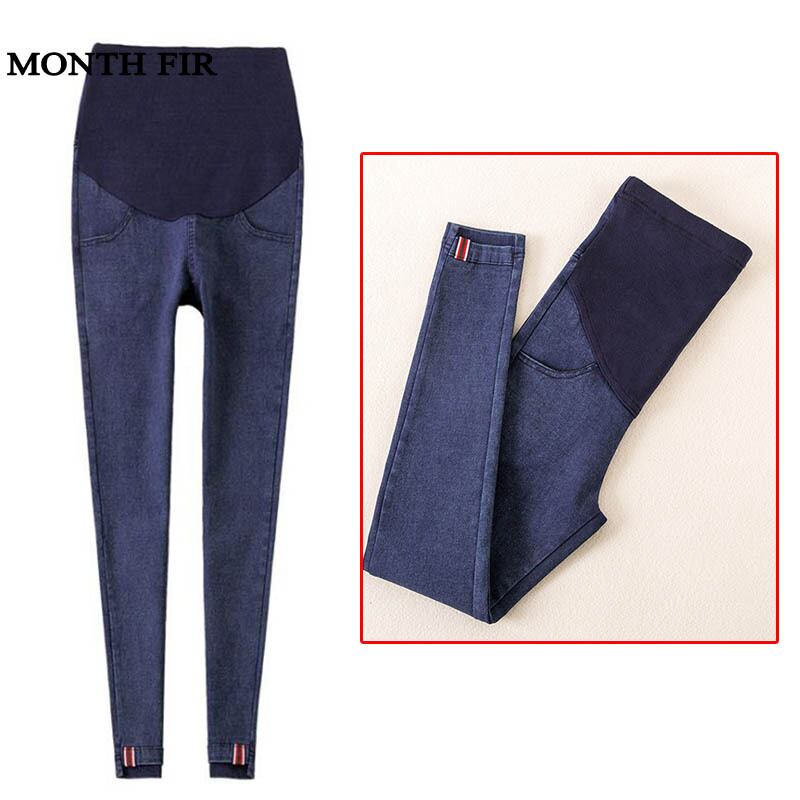 【新作】【送料無料】 妊娠中の黒のパンツスリムフィットマタニティジーンズ妊娠中の女性はレギンスを着用マタニティパンタロンpremamaNEW ブラック expec543296856836