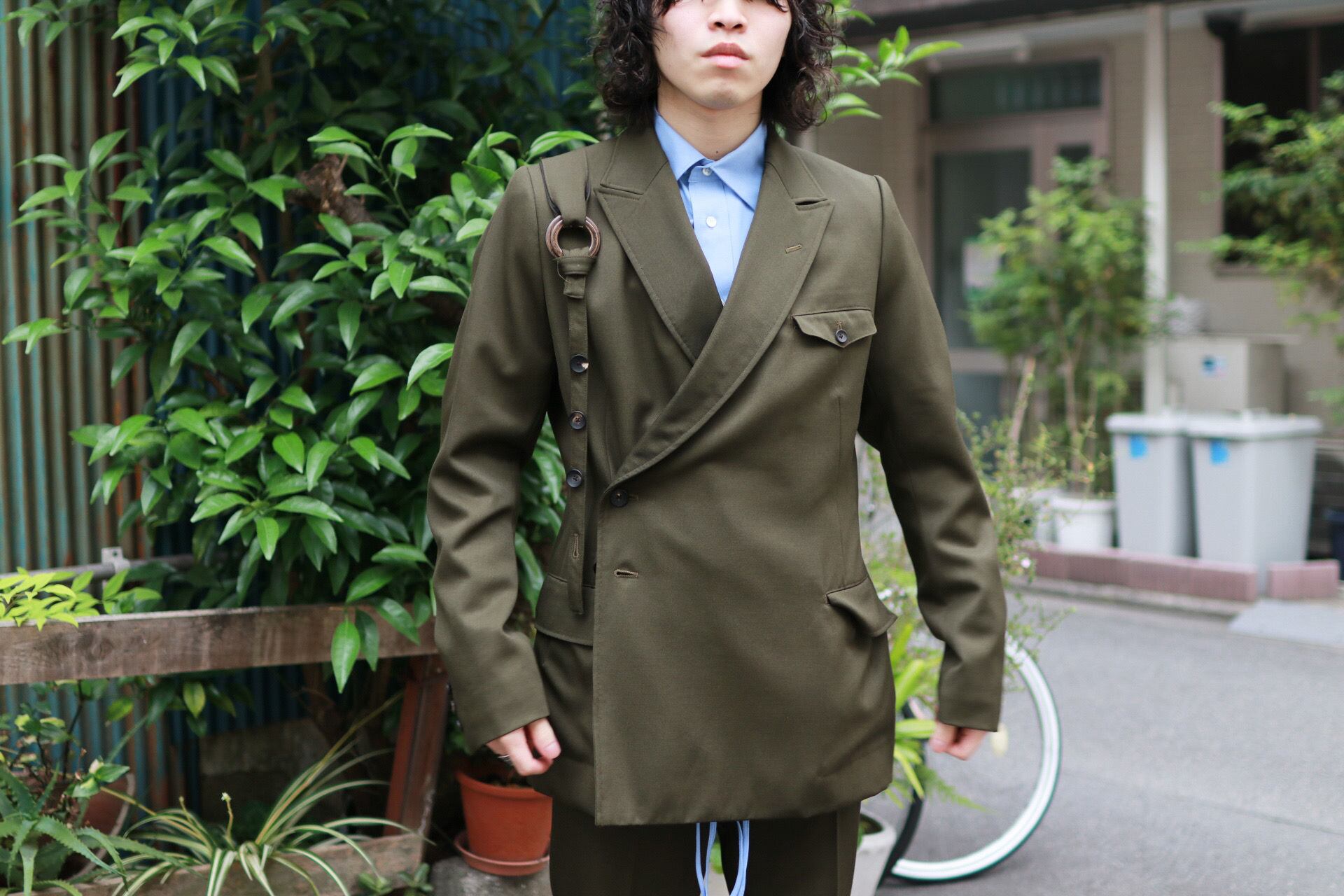 ジャケット・アウター soshiotsuki kesa 20ss SOSHIOTSUKI 20ss KESA BREASTED SUITS SOSHIOTSUKI Kesa Breasted