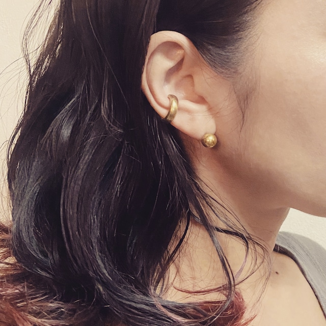 Solid brass earcuff B-087