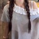 フリルオフショルTシャツ ・69828