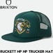 BRIXTON ブリクストン RUCKETT NP HP TRUCKER HAT - NIGHT SAGE/NIGHT SAGE メッシュキャップ 帽子 11915 25HO 日本代理店正規品