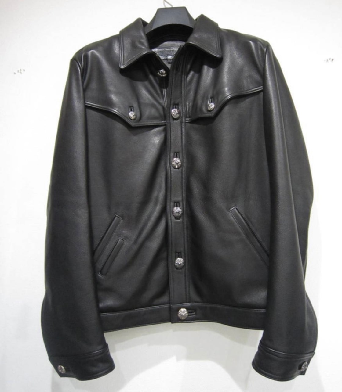 CHROME HEARTS クロムハーツ クラシックジーン レザー ジャケット 