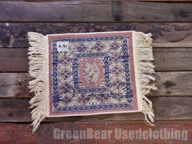 RAGZ379 ミニラグ トライバルラグ インテリアマット ウール絨毯