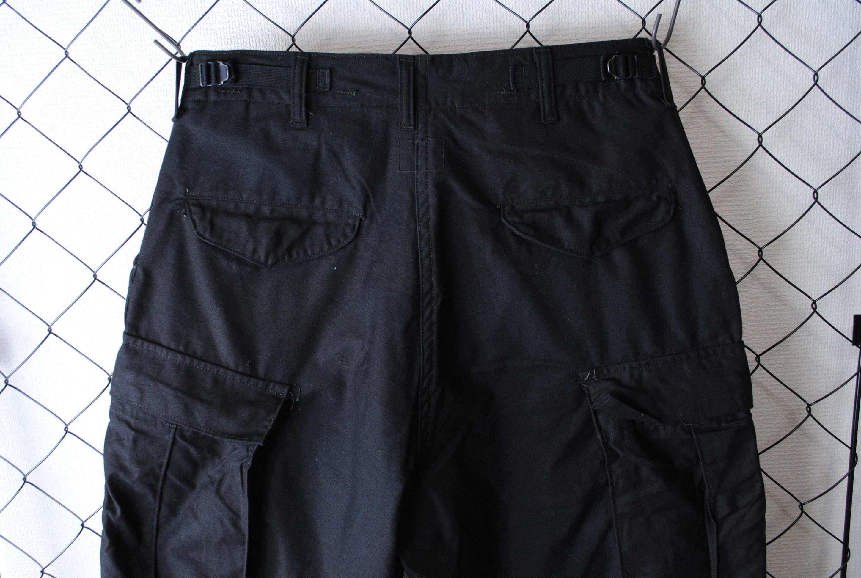 実物 米軍 M-65フィールドカーゴパンツ ウッドランド迷彩 黒染M-R 【唯一無
