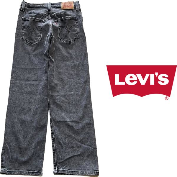 1点物◇リーバイスLevisグレーブラックジーンズ黒パンツ古着27メンズ