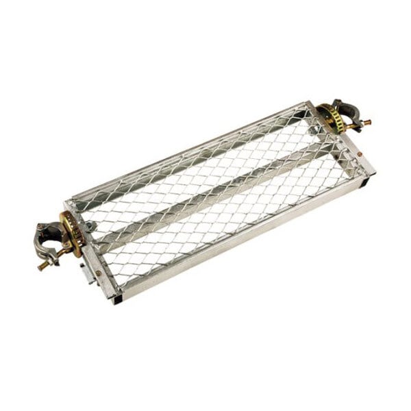 KS 傾斜ステップ 600 1枚 ステップ板:溶融亜鉛メッキ 取り付け幅=730mm 国元商会 クニモト 1024603 踏み板部は エキスパンド メッシュ 自在ステップ (個人宅配送不可)あらゆる斜面に対応する仮設階段用ステップ