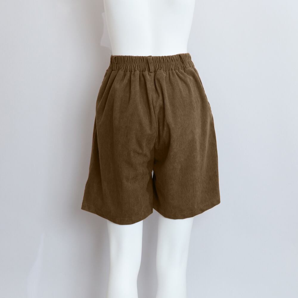 コーデュロイ ショートパンツ レディース 春秋冬 韓国 おしゃれ 大人 かわいい カジュアル ゆったり ハイウエスト Aライン 美脚 大人可愛い 大人女子