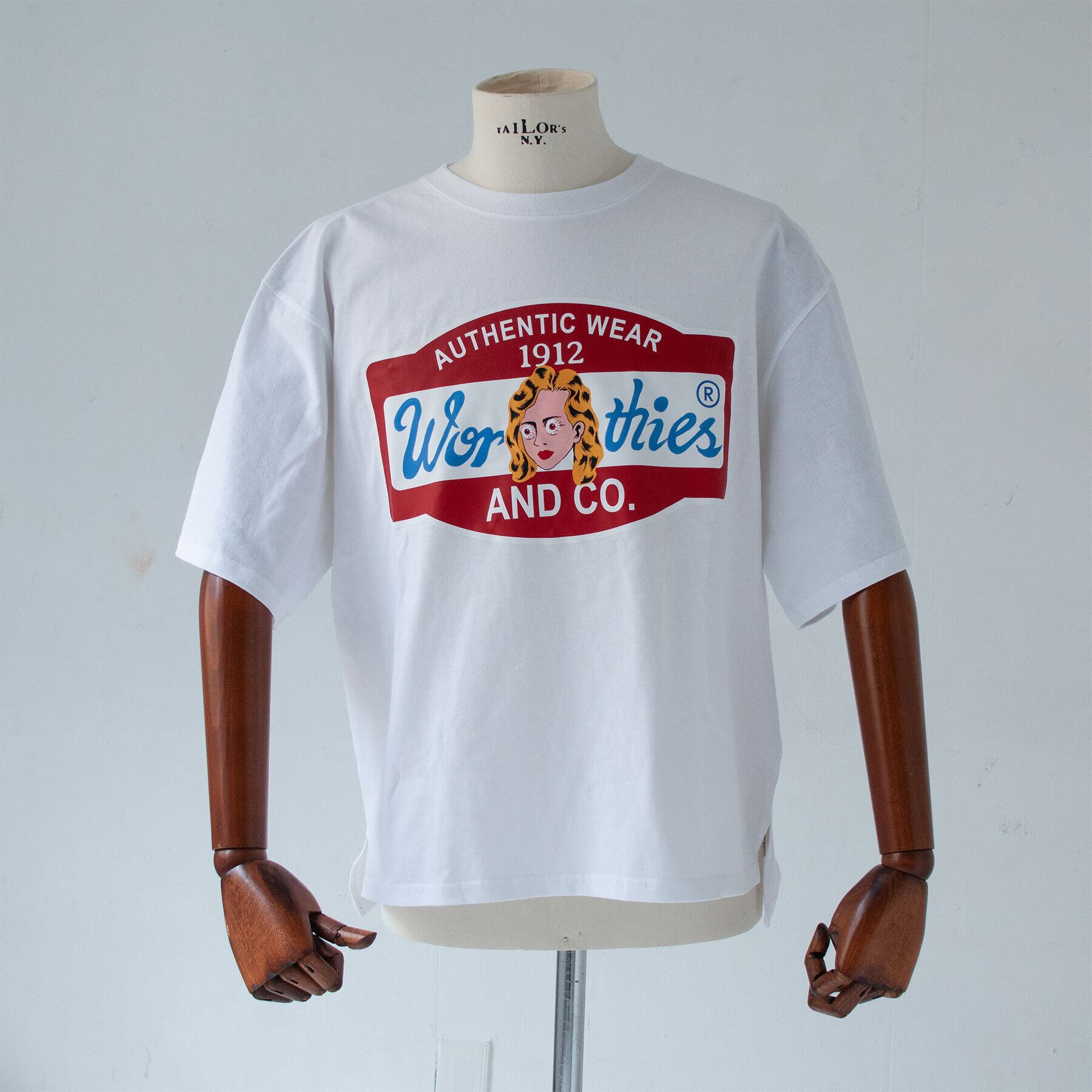 アイドル ABYTS BIG LOGO T-SHIRT ADDICTED LOGO S/S BIG TEE | WORTHIES 公式オンラインストア