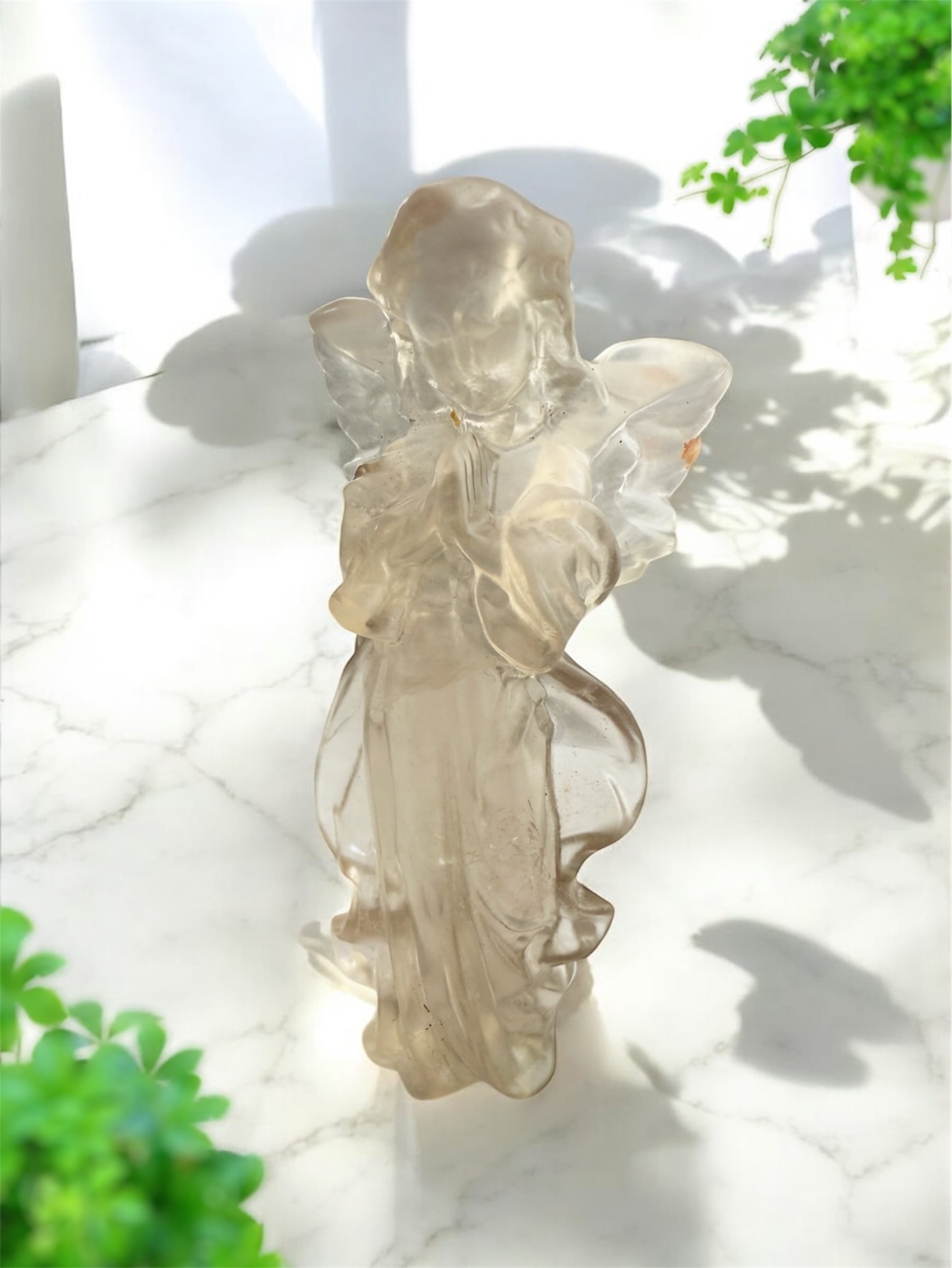 エンジェル クリスタル 天使 水晶 天然石 置物 | Pay ID