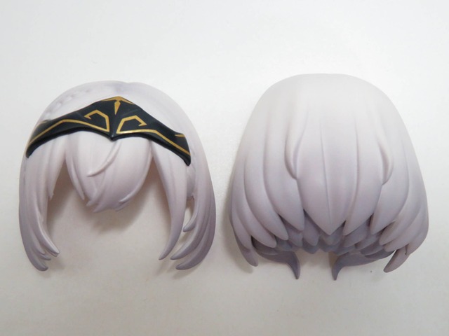 【SALE】（Ａ−ランク）【2008】 白銀ノエル 髪パーツ ボブヘアー　ねんどろいど