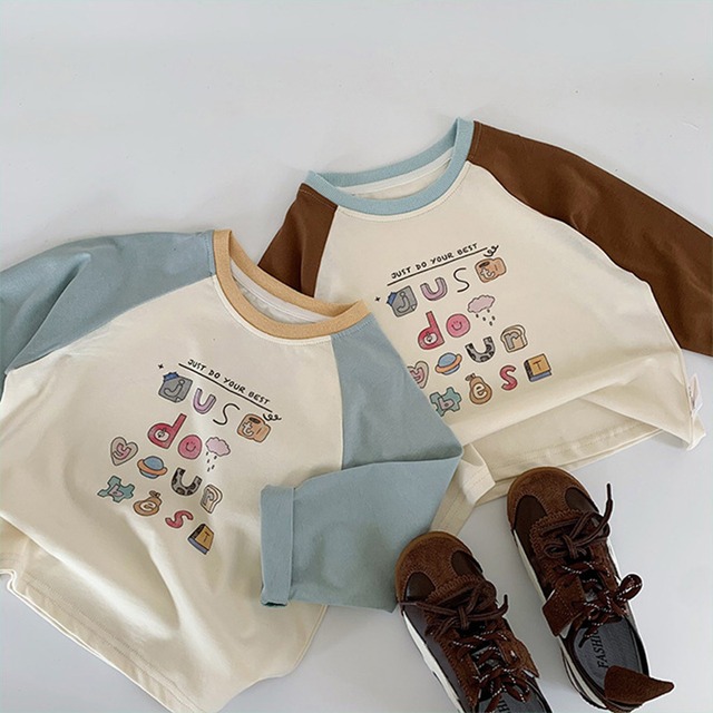 [90-140cm] カートゥーンTシャツ