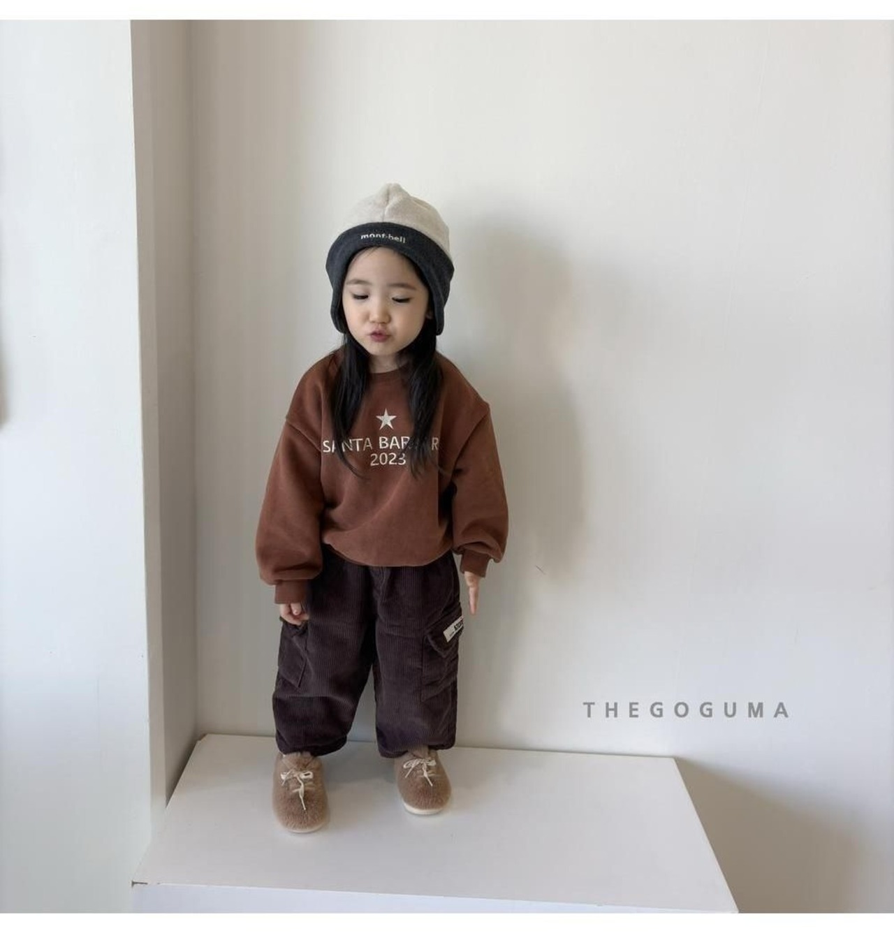 ザゴグマ / THE GOGUMA / バーバラ刺繍トレーナー / 韓国子供服 / ジュニア / 26winter〖取寄〗*JS~JL*