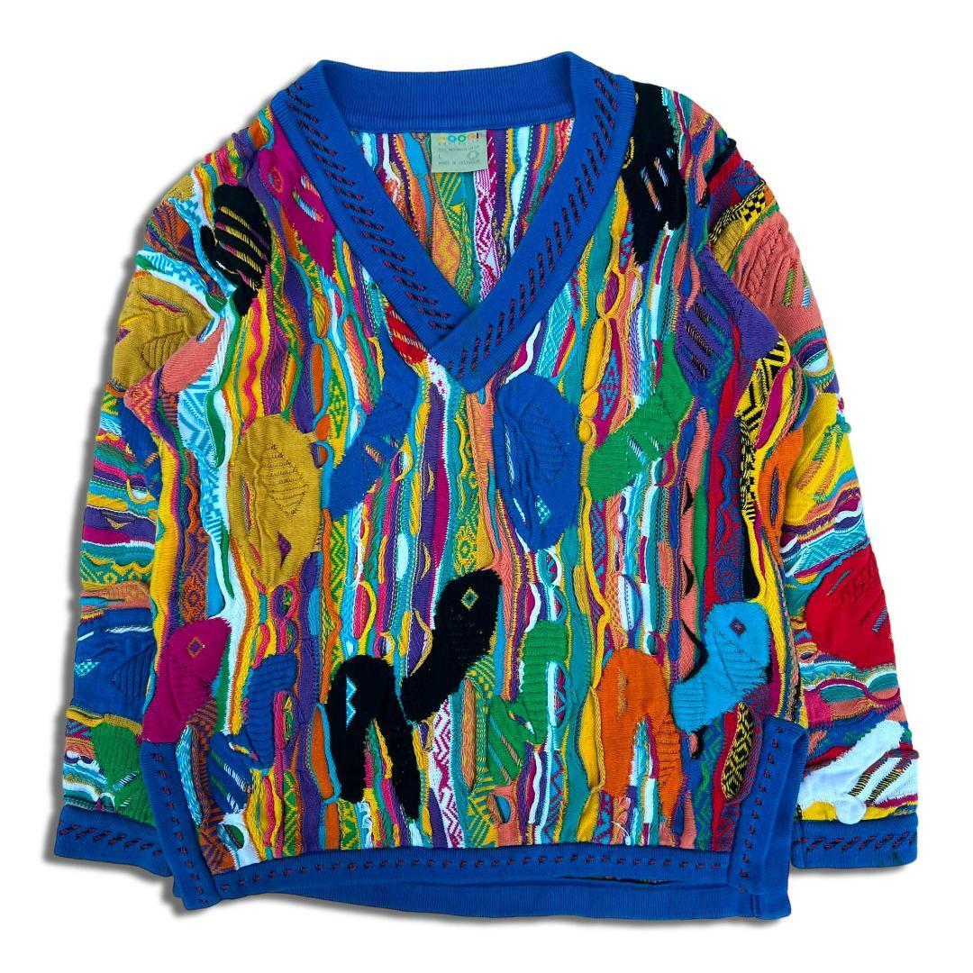 90's coogi 3dニット