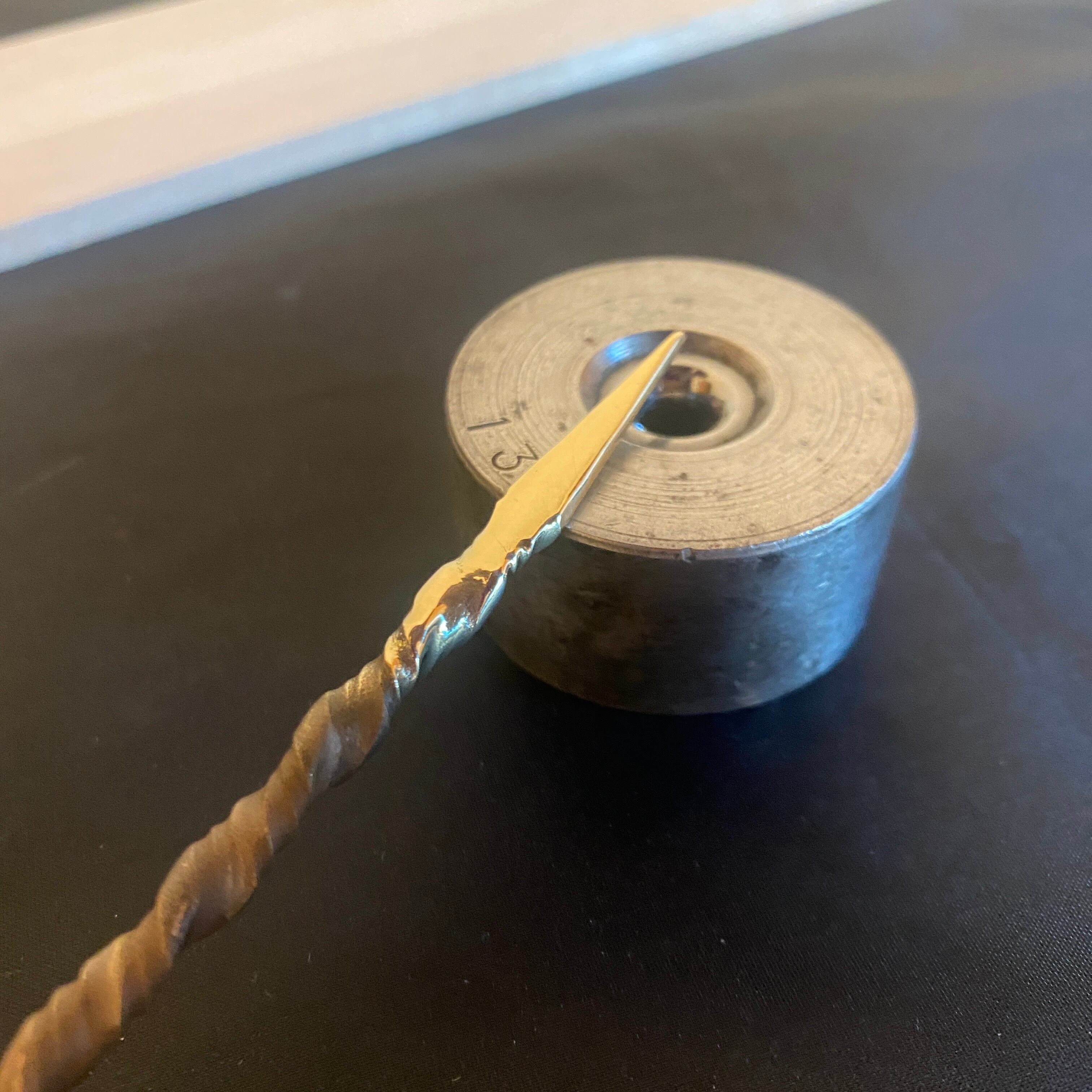 ソイルスティック 根かき棒 アンティーク 与一（約幅4.5mm 長さ20cm