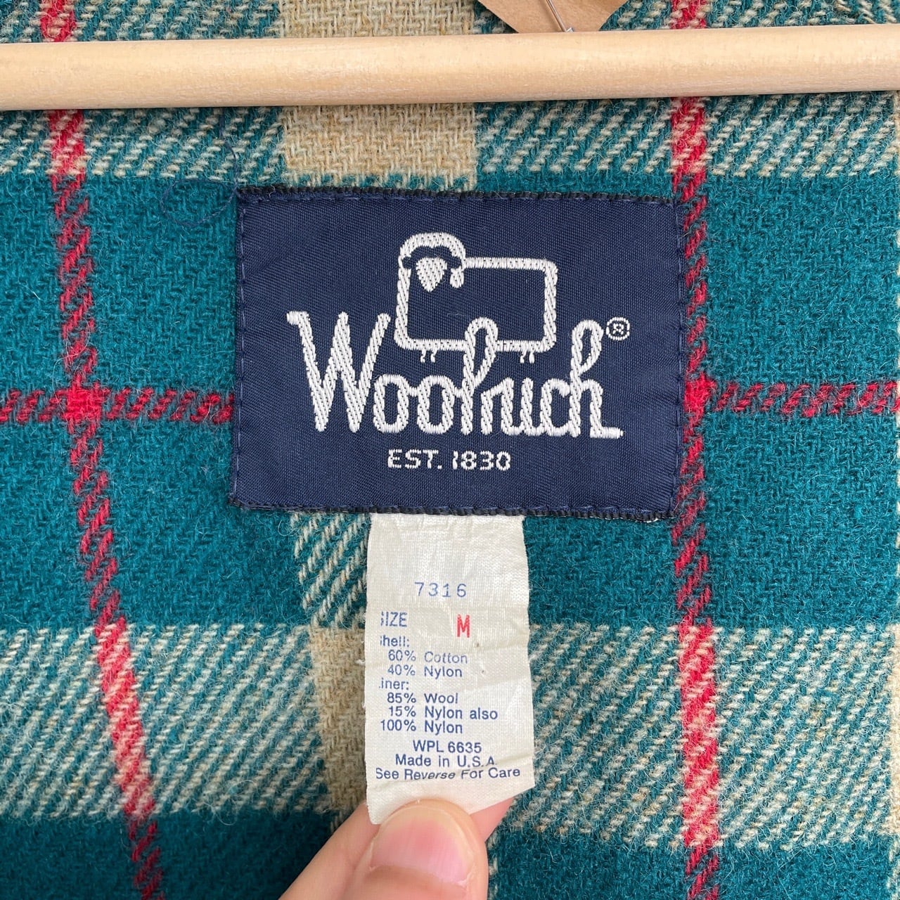 80s USA製 Woolrich マウンテンパーカー 緑 グリーン ヴィンテージ