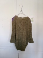 Autumn knit top | デザインニット