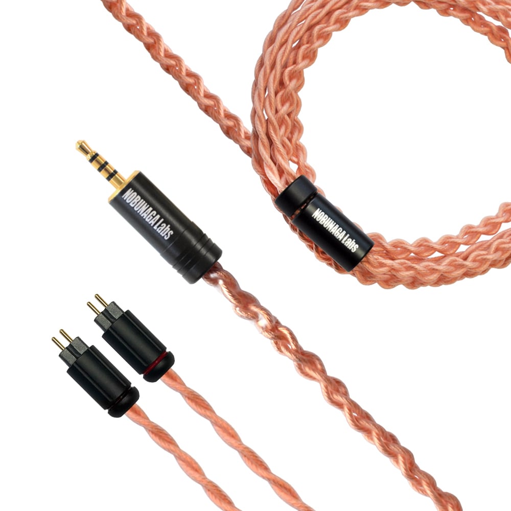 《SALE》【美品中古品】LORE(ロア) : NOBUNAGA Labs Advance:2.5mm4極バランス対応 カスタムIEM 2PINリケーブル