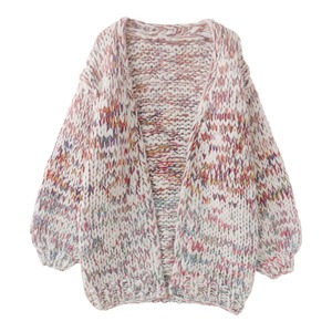 colorful knit cardigan【2024121902】