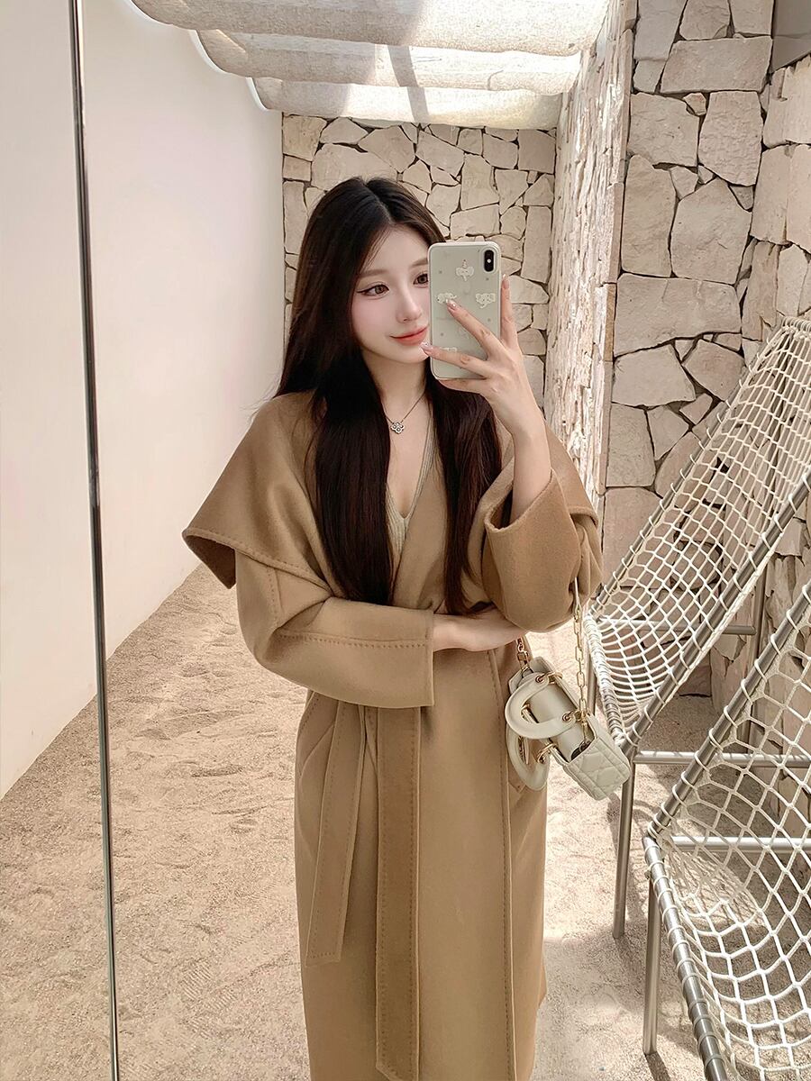 冬の新しいキャメルウエストウールコート | signal 日本未入荷勢揃い