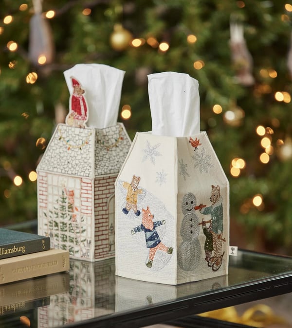 コーラル&タスク Coral &Tusk クリスマスプレゼント　新品・未使用 ティッシュボックスカバー コーラル&タスク Coral&Tusk