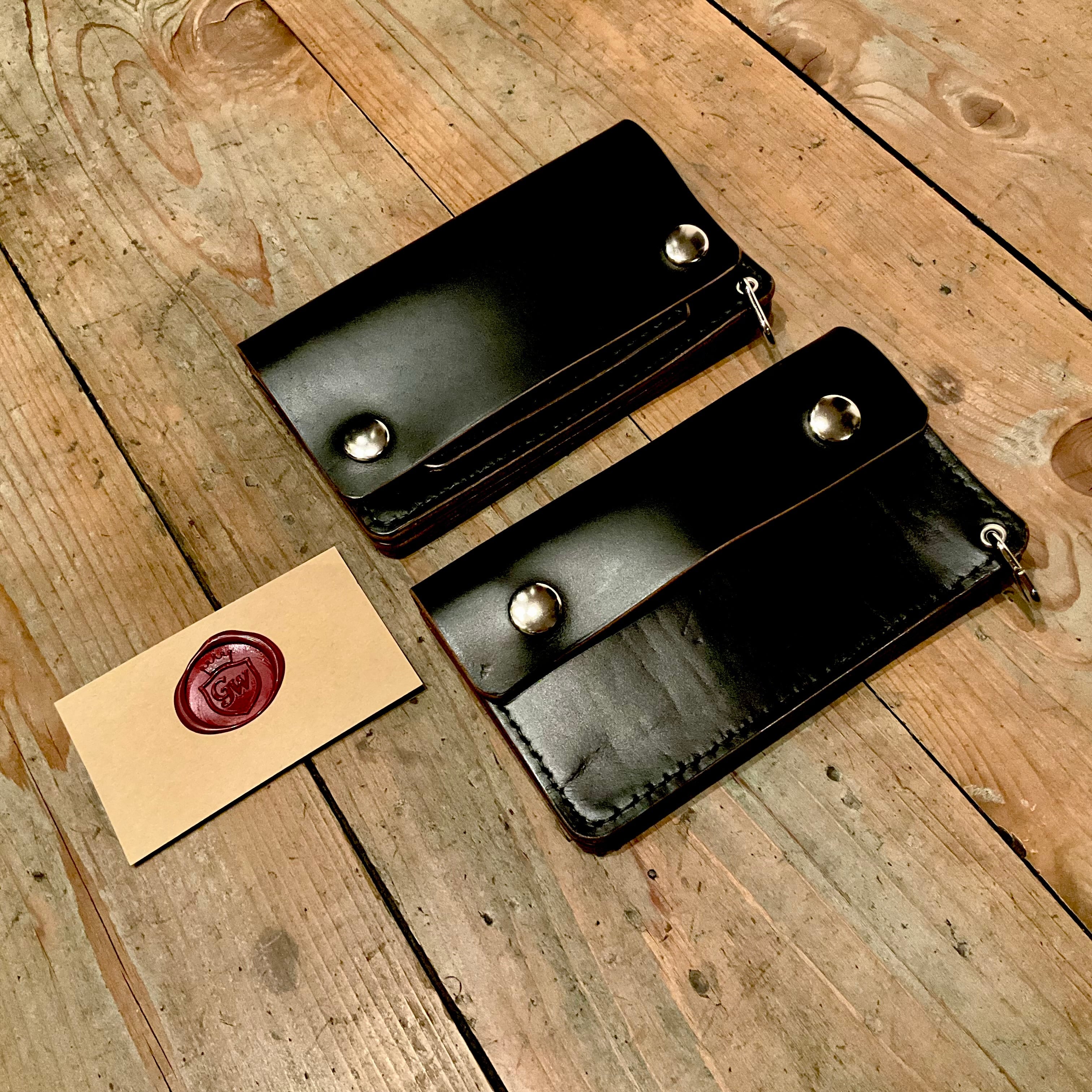 GARLAND Wallets GW08 CHROMEXCEL 茶芯 トラッカーウォレット