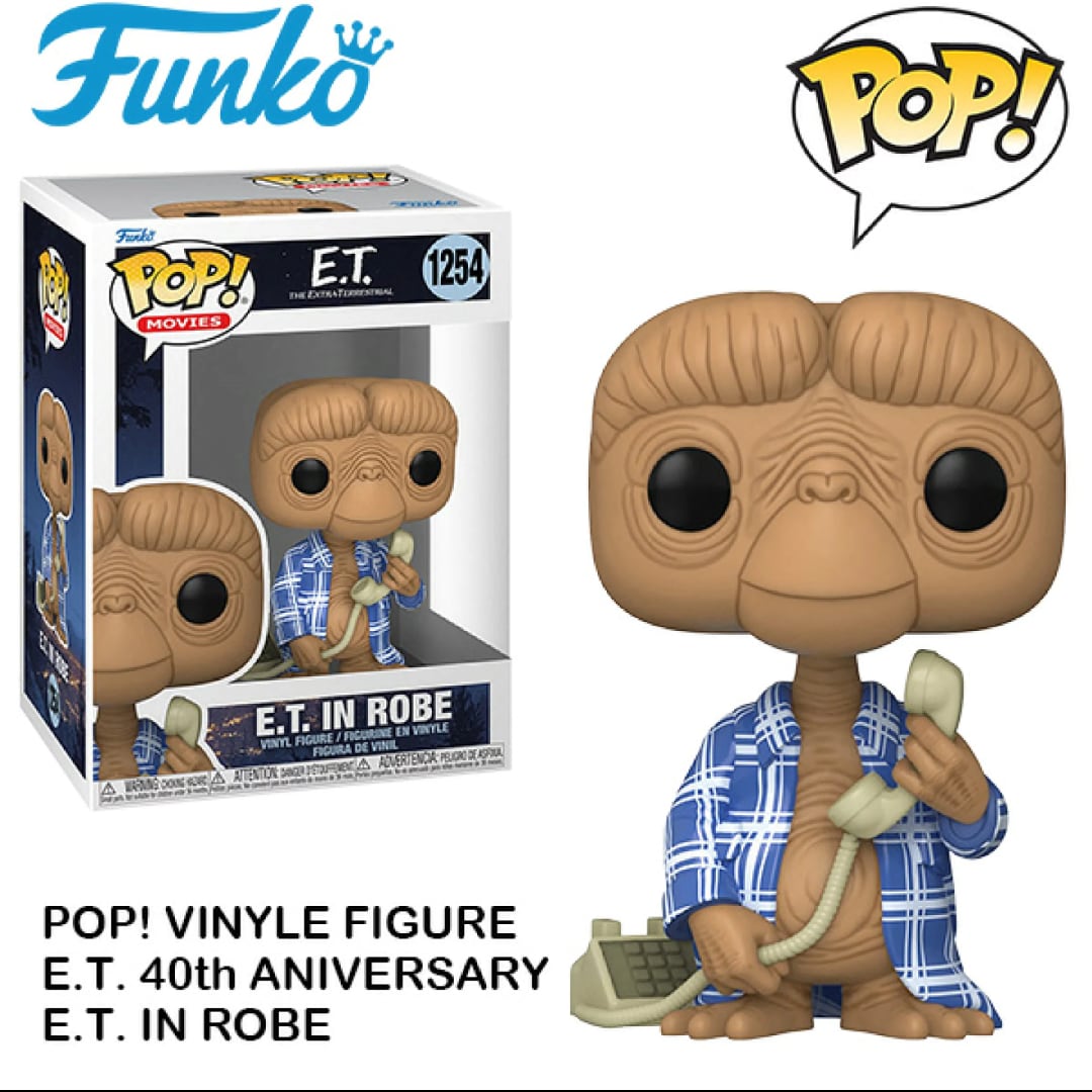 ☆US直輸入☆ FUNKO 【 POP! MOVIE VINYL FIGURE E.T. IN ROBE 40周年記念 】 ビニールフィギュア〚アメリカン雑貨 アメトイ〛