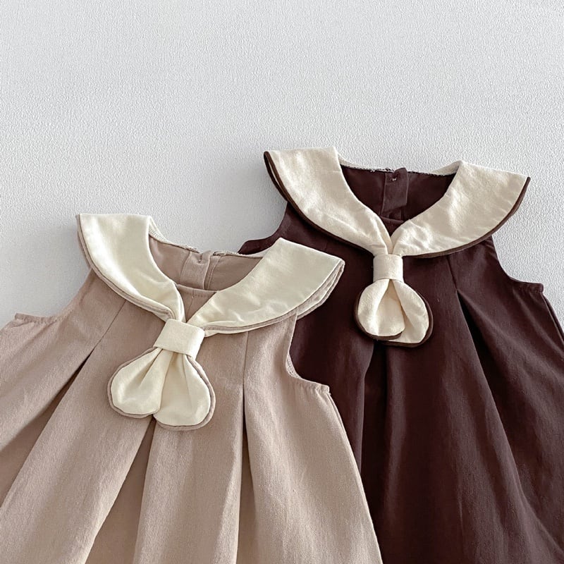 BABY&KID】レトロノースリーブワンピース | Betty