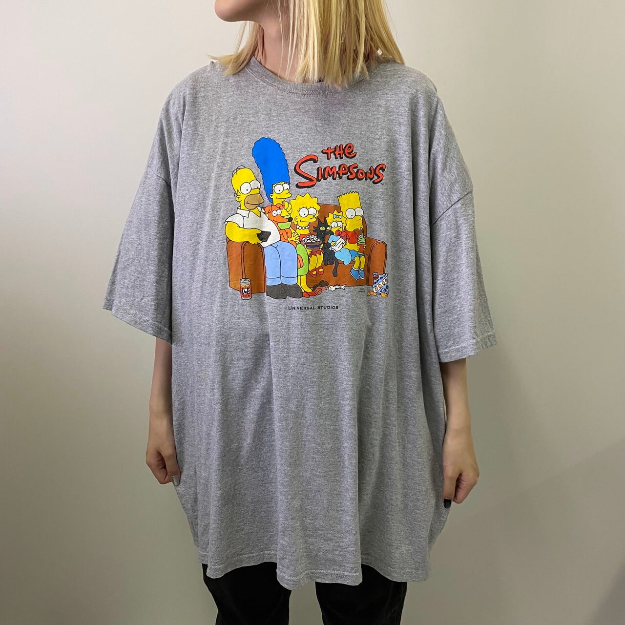ビッグサイズ The Simpsons シンプソンズ キャラクター Tシャツ メンズ 