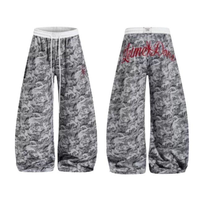 back logo camouflage pants　バックロゴ迷彩パンツ　J2074