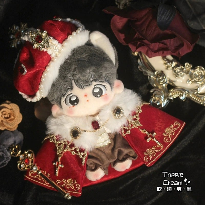 10cmぬい服】王様の戴冠式コーデ 着せ替えぬいぐるみ用 棉花娃娃お洋服