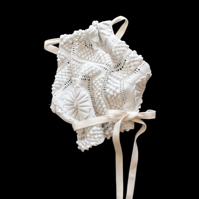 Re; project / 【WHITE】1930s French Crochet Halter Top