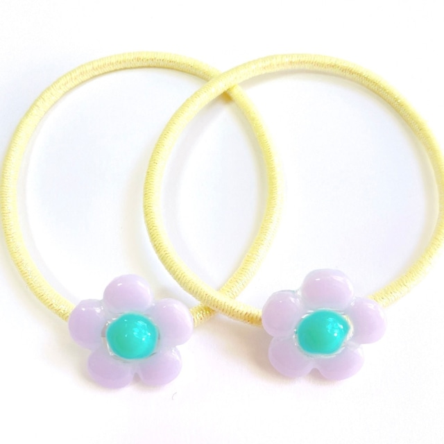 little hair tie  （ 4 ）  キッズヘアゴム