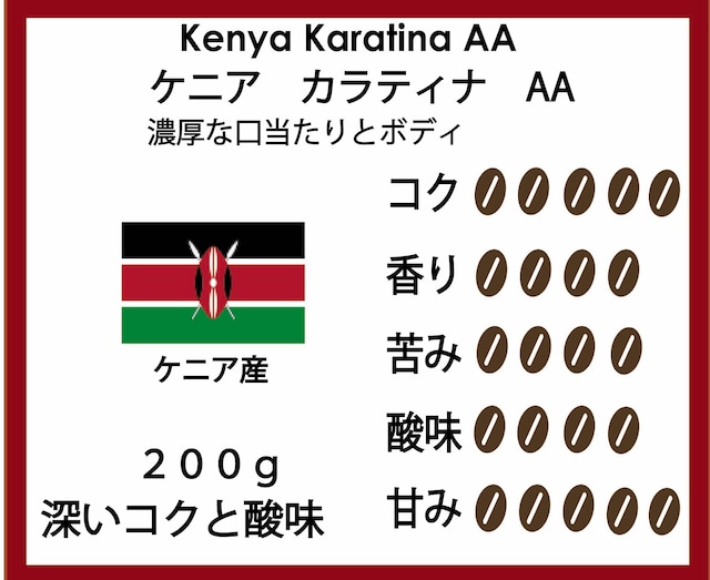 【手作りのコーヒー農園と精製所】ウエヴォ・デ・オロ 200g　1750円   （ホンジュラス産珈琲豆）