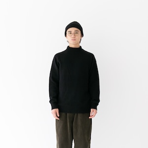 リネン RINEN 2/15ウール天竺編み(ホールガーメント)タートルネック(R17682)全3色