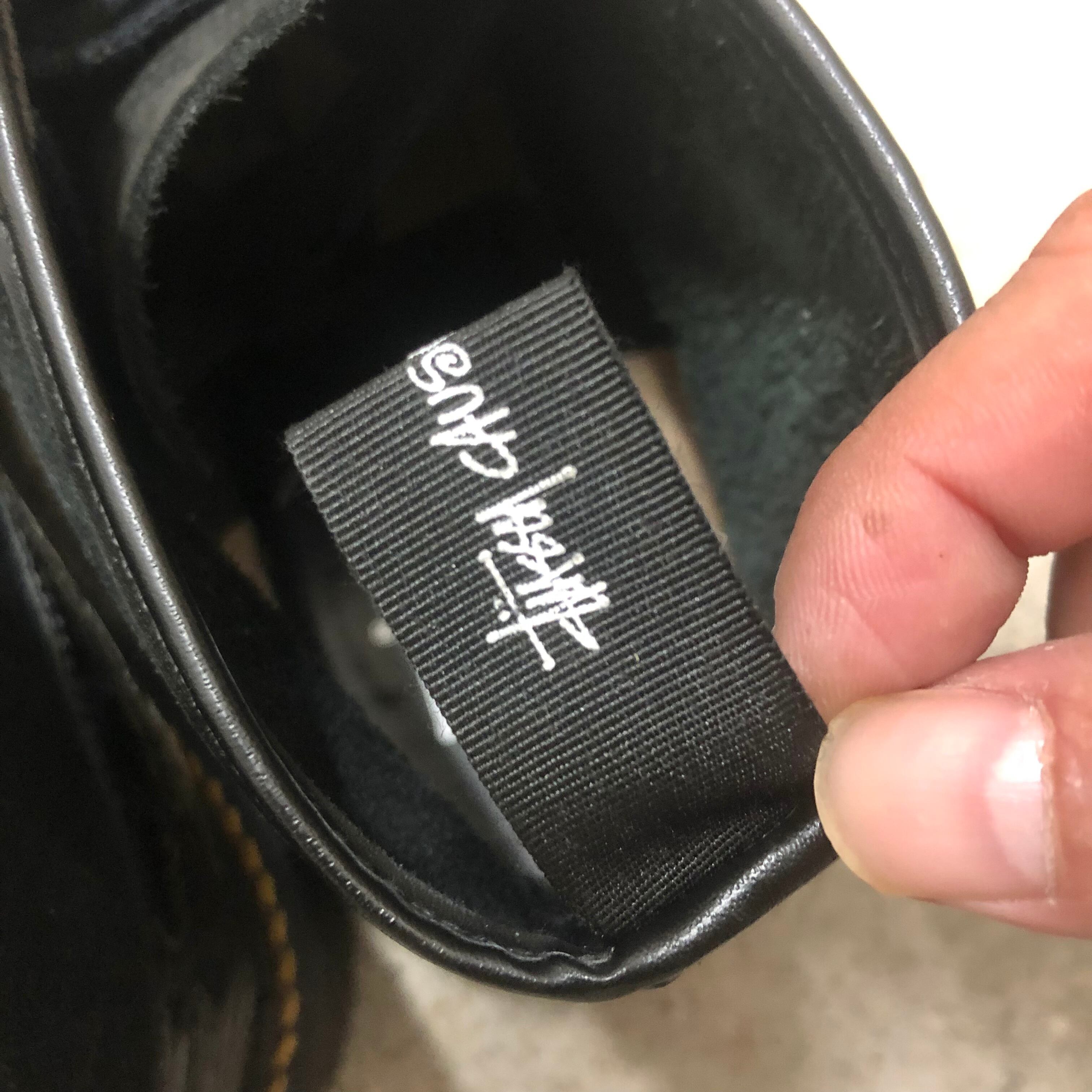 STUSSY×GEORGE COX×CAUSE WORK/RUBBER SOLED BOOTS/England製/UK9/27.5