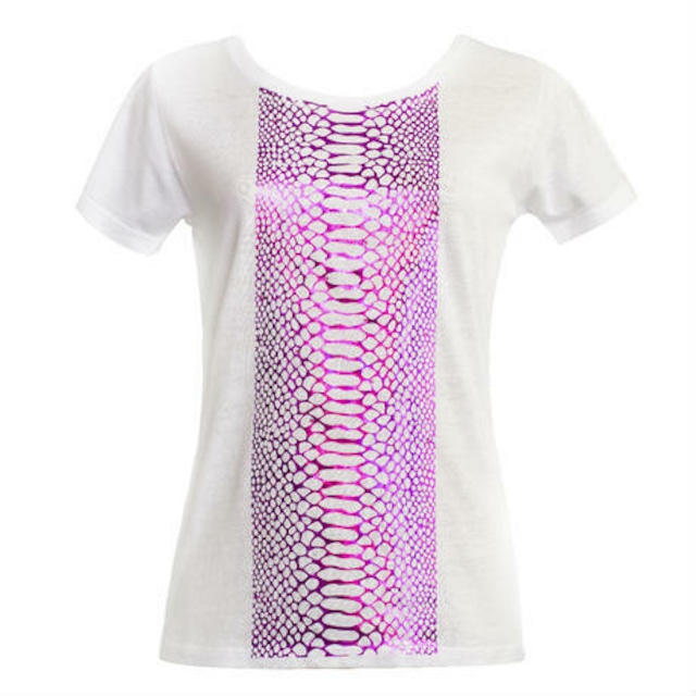 PINK PYTHON PRINTED T-SHIRTS