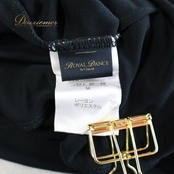 社交ダンス 衣装 トップス ブラウス チャコットロイヤルダンス Chacott ROYAL DANCE 黒 日本製 無地 シンプル 練習 レッスン 伸縮 ストレッチ 七分袖 パーティー ステージ イベント オールブラック ストレッチ生地