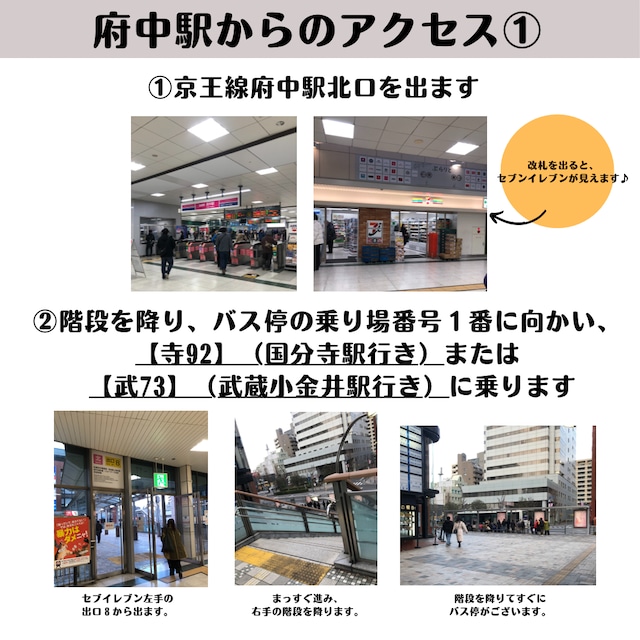 実店舗へのアクセス方法