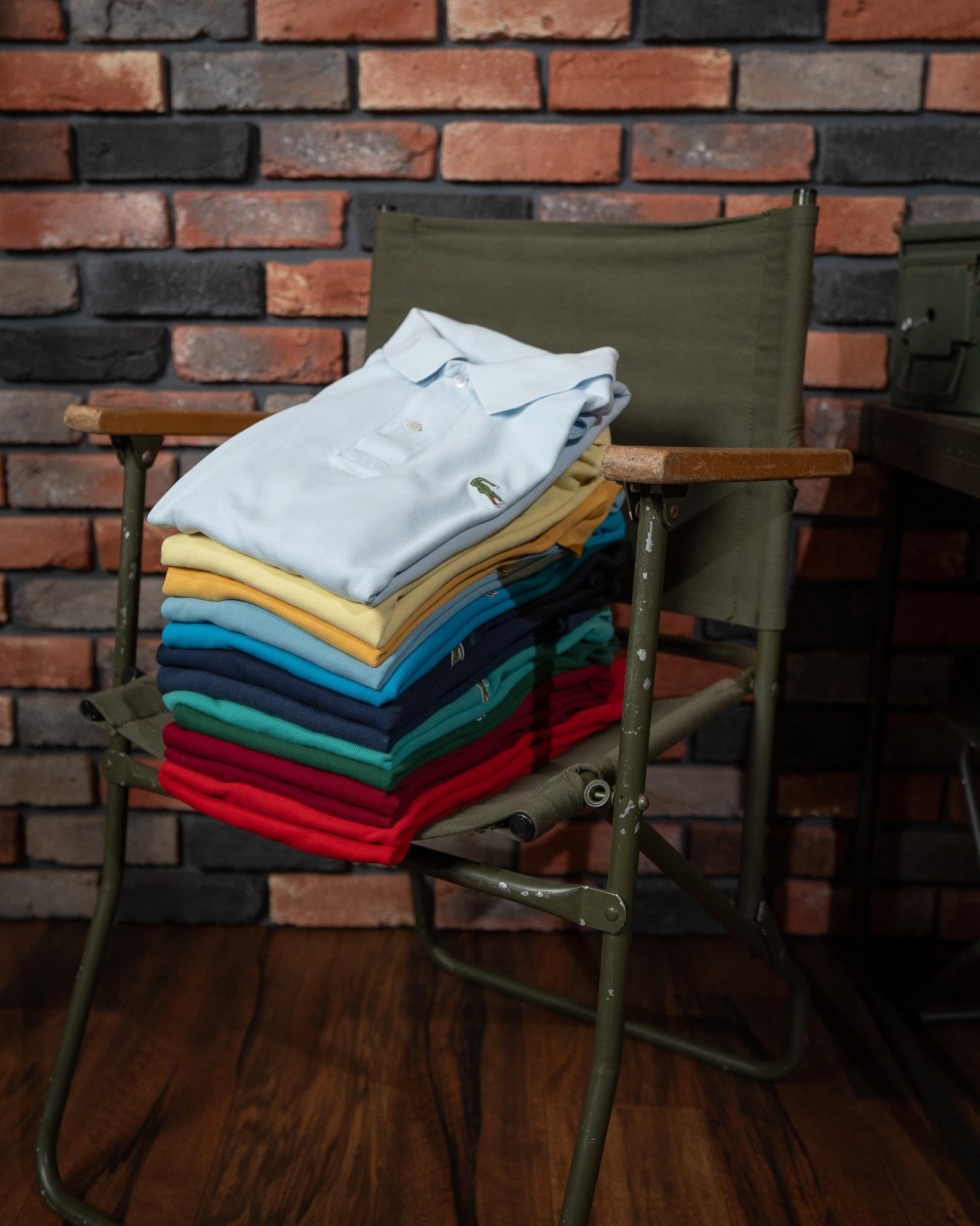 SIZE:6】70s CHEMISE LACOSTE Polo Shirts Made in France フレンチ