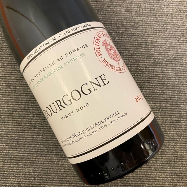 2023年 ブルゴーニュ・ピノ・ノワール / マルキ・ダンジェルヴィル