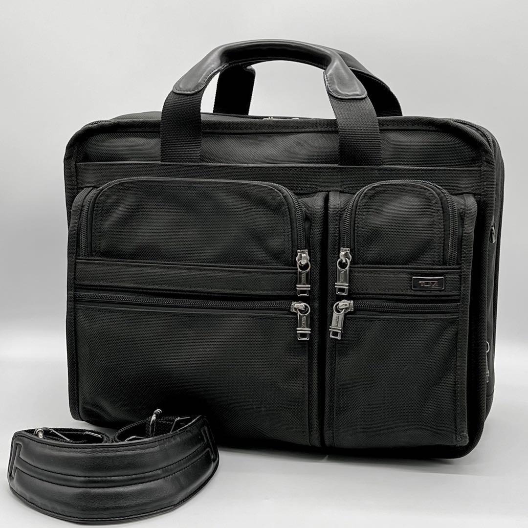 良品】TUMI トゥミ ビジネスバッグ ブリーフケース 書類かばん 黒色
