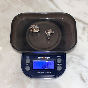 vintage silver pierce