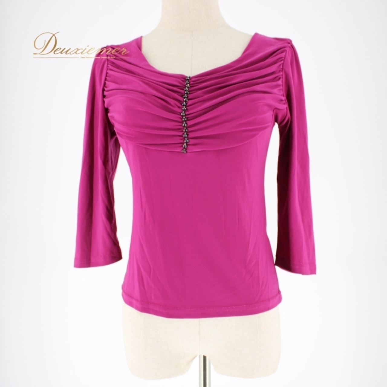 社交ダンス 衣装 スタンダード トップス レッスンウェア レディース オールシーズン 紫 パープル系 Leirena レイリーナ ラインストーン 伸縮性 通気性 舞台 パーティー おしゃれ デザイン アクセサリー ラインストーン付き フェミニン 着心地良い スタイリッシュ ラスティック レディースファッション 上品 長袖 カジュアル