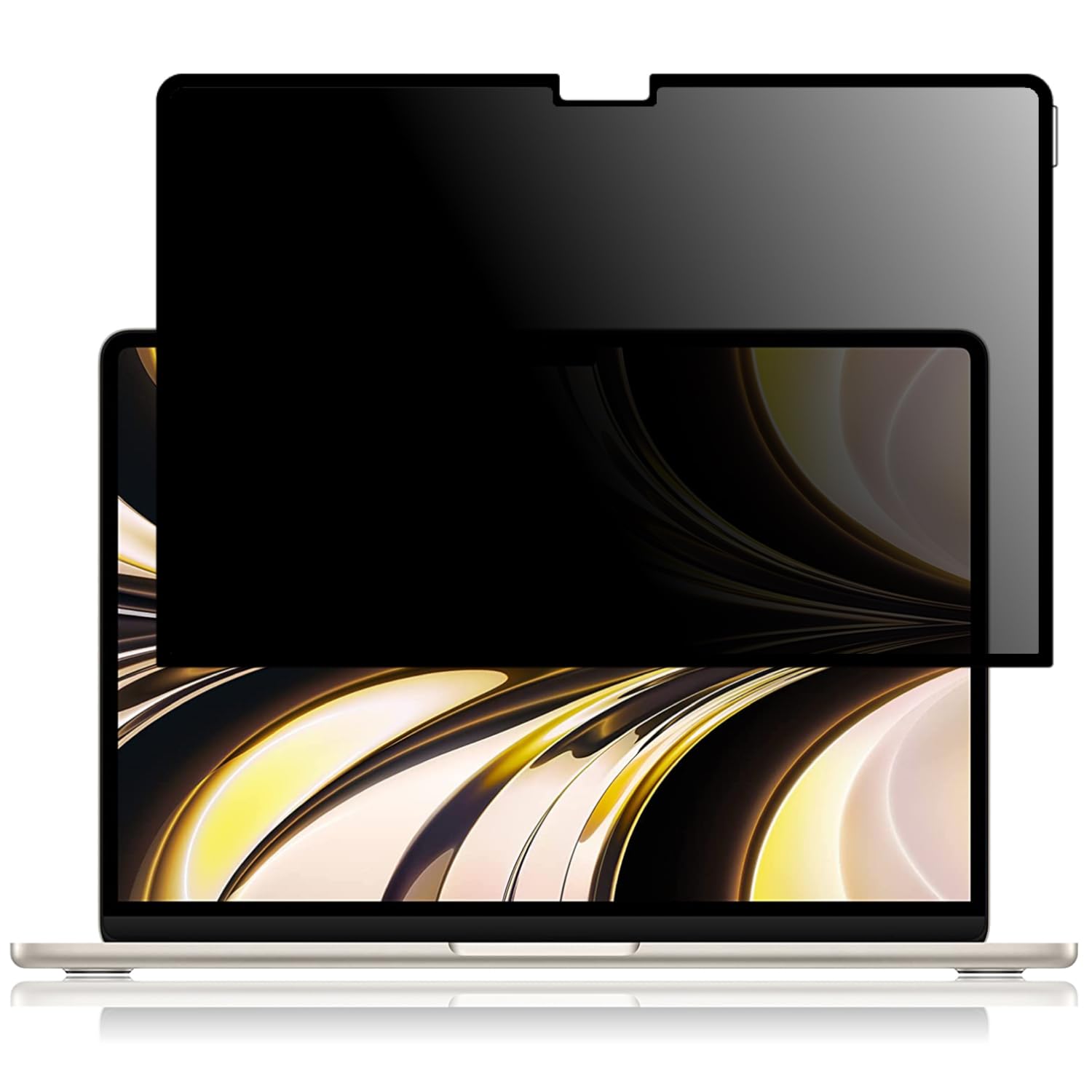 【在庫のみ】LOE(ロエ) 2026年 M5対応 覗き見防止 macbook air 13.6 保護フィルム反射防止 アンチグレア ナノサクション式 2022〜2025年モデル M2〜M4対応 プライバシーフィルター 1枚