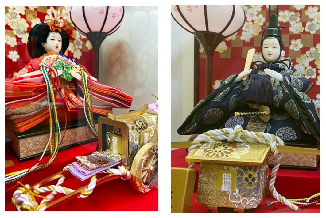 特別奉仕品 芥子親王 赤塗り 花梨ボカシケース入 雛人形 ひな人形 雛