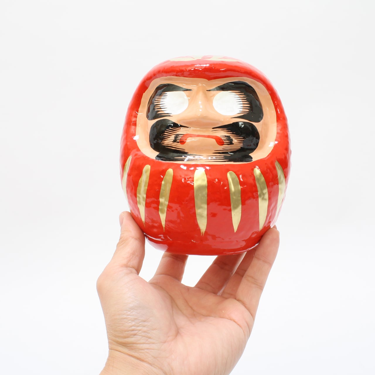 縁起物 張り子のダルマ 4号 龍虎堂 日本製 品番 012-0054 | 人形の松屋