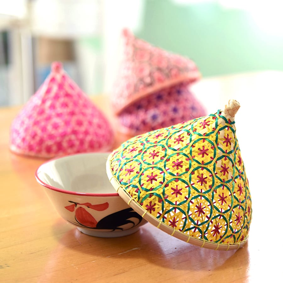 【ベトナム】バッチャン焼き　魚模様の陶磁器食器セット ベトナム バッチャン焼き 陶器 魚 小皿 2枚セット 【ベトナム