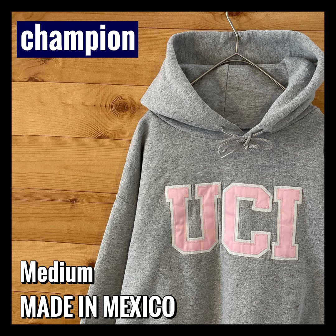 【champion】カレッジ 刺繍ロゴ UCI カリフォルニア大学 スウェット パーカー プルオーバー US古着 | 古着屋手ぶらがbest  powered by BASE